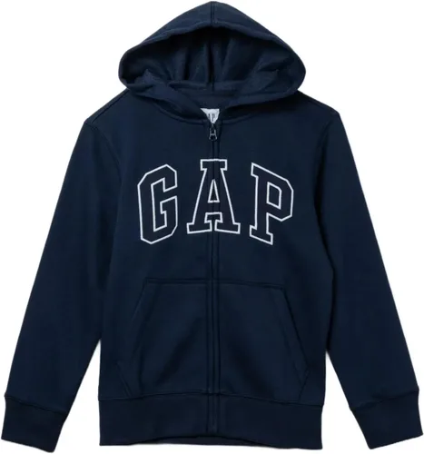 Miniatura 13 de GAP - Sudadera con capucha para niños con logotipo, cremallera completa