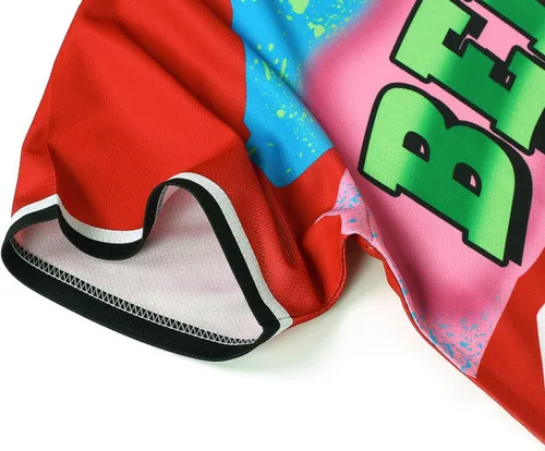 Miniatura 9 de Ropa de los años 90 para mujer, traje unisex de hip hop para fiesta, camiseta de béisbol Bel Air, camisa de manga corta con botones