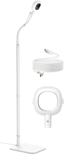 Floor Stand for Nanit Baby Monitor, Baby Camera Stand for Nanit Pro/Plus with Anti-fall Design & Heavy-Duty Base, 37-69" Adjustable Height Flexible