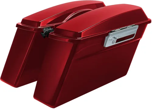 Miniatura 20 de SLMOTO Alforjas rígidas para Harley Electra Road King Glide 1994-2013 peltre Denim