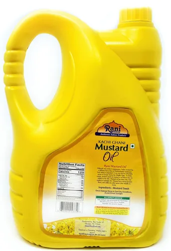 Miniatura 9 de Aceite de Mostaza Rani (Kachi Ghani) 169 Onzas (5 Litros) SIN GMO Sin Gluten Vegano 100% Natural Kosher