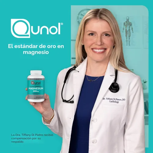 Miniatura 7 de Qunol Cápsulas de magnesio 420 mg, 100 % de valor diario, suplemento de magnesio de alta absorción, extrafuerte, suplemento para la salud