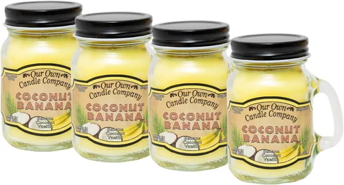 Miniatura 24 de Our Own Candle Company - Mini vela perfumada en tarro con eliminador de humo, 3.5 onzas (paquete de 4)