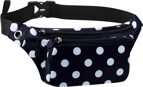 Miniatura 24 de Kamo Fanny Pack, Riñonera Mochila Impermeable Durable Poliéster Pequeño para el aire libre Ligero bolsa cruzada, bolso de día para Mujeres Hombres