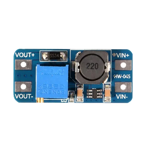 Miniatura 2 de Dorhea MT3608 - Convertidor de potencia elevador DC-DC - Módulo de 2 A, placa reguladora de voltaje ajustable - Voltaje de salida de 2-24 V a 5 V-28