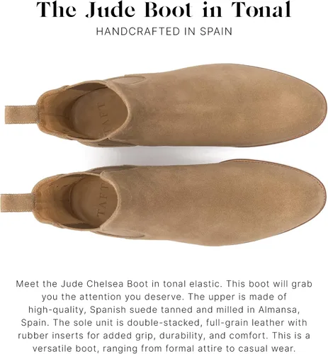 Miniatura 3 de TAFT Jude - Botas Chelsea de cuero en relieve floral para hombre