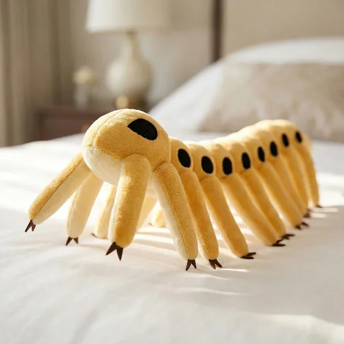 Miniatura 8 de Juguete de peluche realista de organismo antiguo cámbrico Microdictyon – Simulación de 20" de criatura marina del Cámbrico Microdictyon