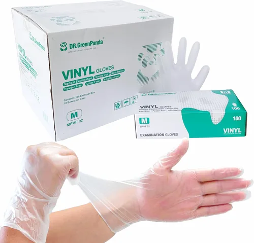 Miniatura 12 de Dr.GreenPanda Clear Vinyl Disposable Gloves Food Safe Latex Free Powder Free for Cooking Cleaning Food Service GPVF or MPVF