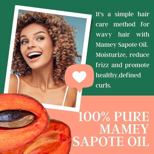 Miniatura 3 de Best Nature's Cosmetics Mamey Sapote Oil Organic - revitaliza la piel seca y el cabello con un control profundo de la humedad y el encrespamiento.