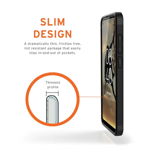 Miniatura 4 de URBAN ARMOR GEAR UAG - Funda protectora para Samsung Galaxy A11 Scout [negra] resistente y ligera, de grado militar, probada contra caídas