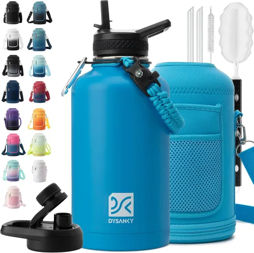 Miniatura 117 de DYSANKY Botella de agua aislada de 32 onzas, metal al vacío de acero inoxidable grueso, jarra de agua deportiva portátil para gimnasio y senderismo
