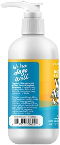 Miniatura 3 de Wild Alaskan Skin & Coat Suplemento Omega-3 a base de aceite de salmón para perros, 8 onzas líquidas