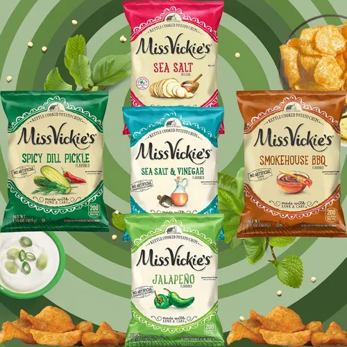 Miniatura 5 de Miss Vickie's Kettle Cooked Potato Chips Variety Pack, 1.375 oz (Pack of 15) Bundled by Shoppyway