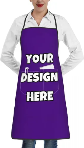 Miniatura 39 de Delantal personalizado con logotipo de imagen, nombre de texto, delantales de cocina personalizados para chef para hombres y mujeres