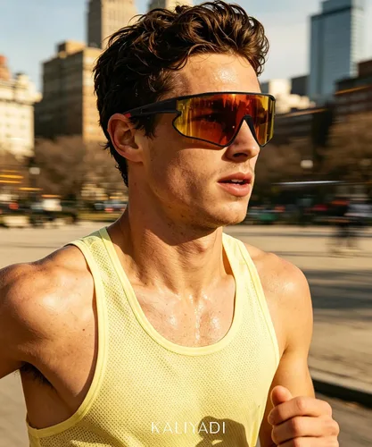 Miniatura 2 de KALIYADI Gafas de sol polarizadas para hombre, lentes de sol polarizadas para ciclismo, gafas de sol deportivas para correr, ciclismo, protección