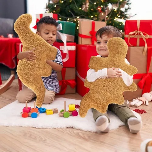 Miniatura 5 de NXCHIZS Almohada de peluche de pepita de dinosaurio, divertido regalo de cumpleaños de pepita de pollo, almohada decorativa de dinosaurio