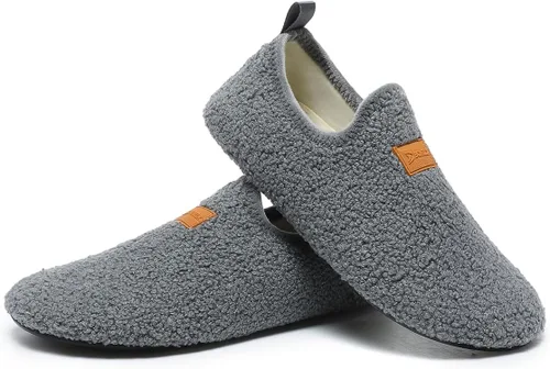 Miniatura 16 de QZKDM - Pantuflas ligeras antideslizantes para casa, para ponerse sin ayuda, para caminar descalzo, para ejercicio en casa y yoga, para hombres