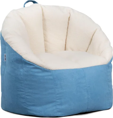 Miniatura 30 de Big Joe Milano - Silla de Puf con Cuero Montana Negro Vibe