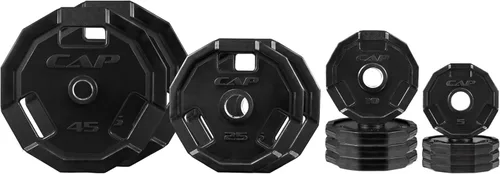 Miniatura 17 de CAP Barbell 2-Inch Olympic Cast Iron Plate Weight Set 75-285 lbs Multiple Options