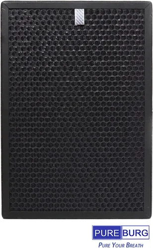 Miniatura 3 de PUREBURG Filtro de repuesto compatible con el purificador de aire inteligente BreathePlus Pro, H13 True HEPA y carbón activado 2 en 1 para limpiar