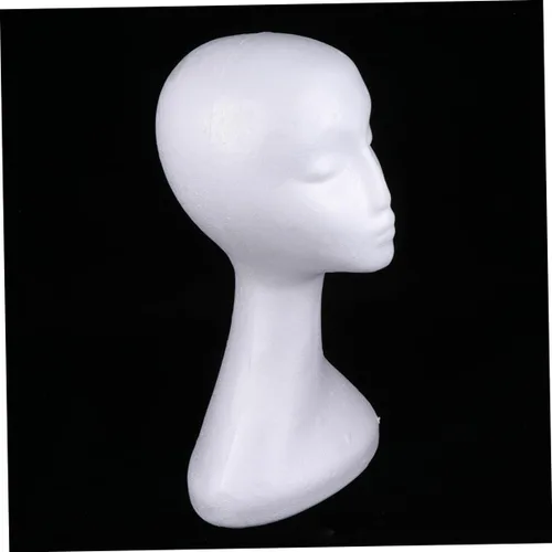 Miniatura 8 de Beavorty 2 unids gafas soporte de exhibición auriculares espuma maniquí cabeza maniquí cuerpo cuerpo humano modelo maniquí cabeza maniquí cabeza