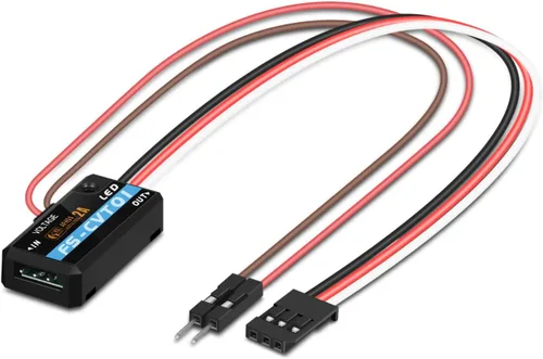 Miniatura 6 de FlySky FS-CVT01 - Módulo de sensor de batería de recolección de voltaje para caja de receptor Flysky iA6B iA10 PL18 NV14 FrG4 Noble NB4 i10 i8 i6s