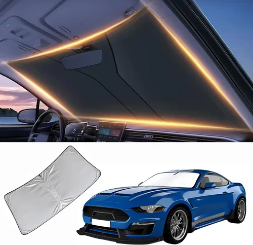 Miniatura 30 de Parasol para parabrisas delantero, protector de visera, accesorios para automóvil