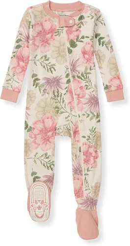 Miniatura 54 de Burt's Bees Baby Pijama para bebé niña, 100% algodón orgánico, pijama de una pieza, overol diagonal con cremallera, ajuste cómodo