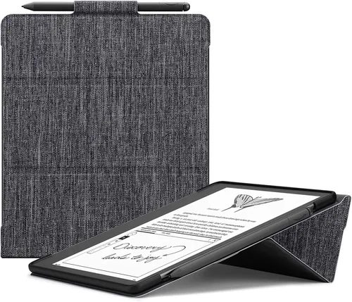 Miniatura 8 de Ayotu Funda con soporte para Kindle Scribe de 10.2 pulgadas (versión 2024/2022), apagado y encendido automático, funda de tela resistente de alta
