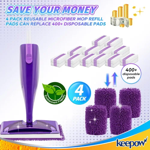 Miniatura 5 de Almohadillas de microfibra compatibles con Swiffer WetJet, almohadillas húmedas, almohadillas húmedas, almohadillas secas, almohadillas de recambio