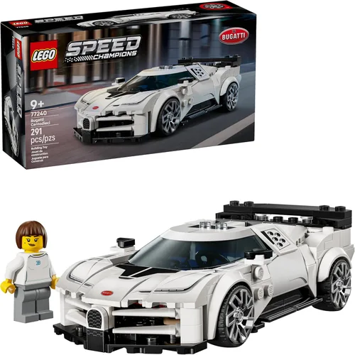 LEGO Speed Champions Bugatti Centodieci Hyper Sports Car Toy – Kit de modelo y juguete de simulación para niños y niñas, a partir de 9 años – Kit de