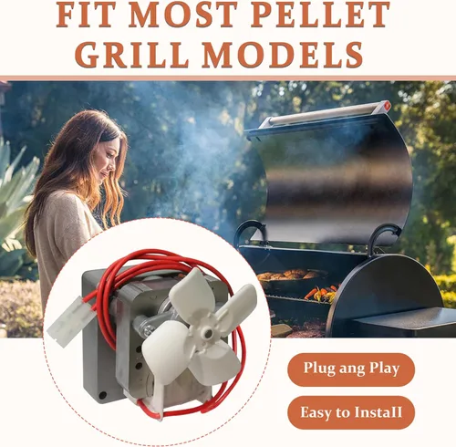 Miniatura 4 de Piezas de repuesto de motor de barrena de 2.0 RPM compatibles con Traeger, Pit Boss, Camp Chef, parrillas ahumadoras de pellets de madera, AC120V