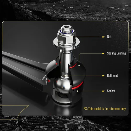Miniatura 5 de TUCAREST 2 piezas K620117 K620118 izquierda derecha delantera inferior trasera brazo de control y conjunto de rótula compatible con 2000 2001 2002