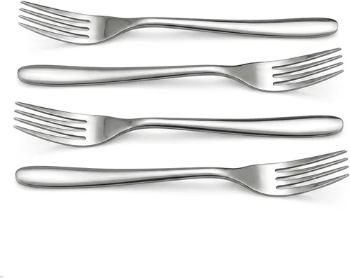 Kekow Tenedores de postre de 12 piezas, acero inoxidable, 7 pulgadas