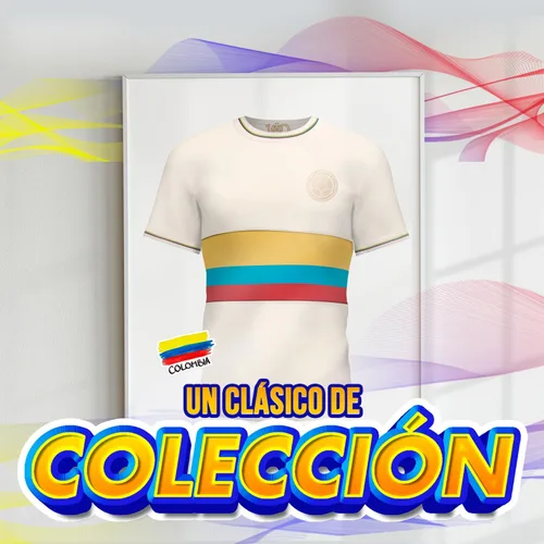 Miniatura 5 de Camiseta Edición Especial Selección Colombia - Centenario de la Federación Colombiana - 100 Años Camiseta de Fútbol Colombia Blanca