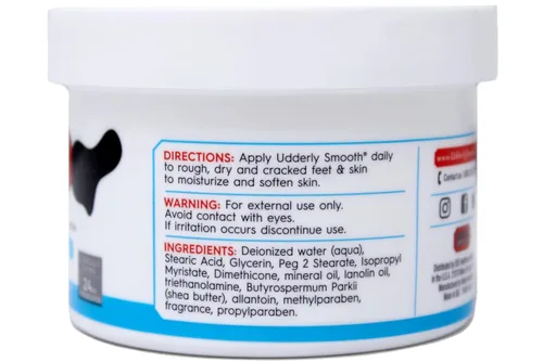 Miniatura 4 de Udderly Smooth Tarro de crema para pies, 8 onzas