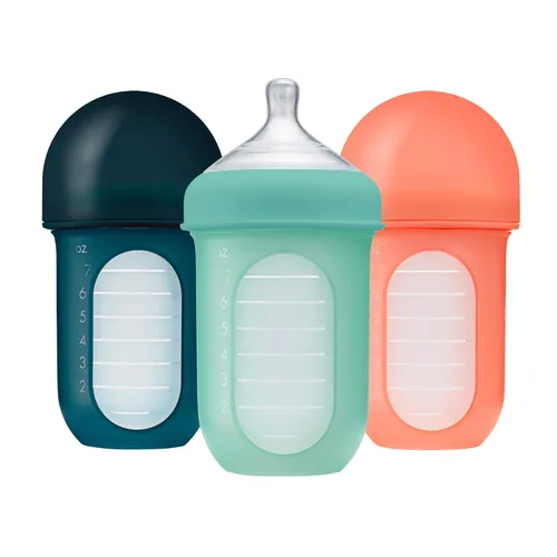 Miniatura 10 de Boon Nursh Bottles - Los biberones de silicona ayudan a aliviar los síntomas de los cólicos, fórmula y leche materna solo al tacto de silicona