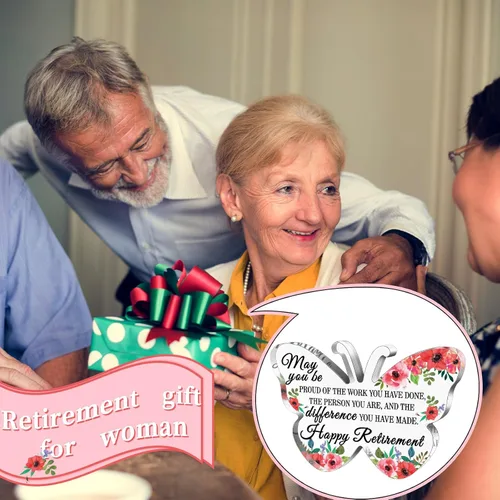 Miniatura 6 de Chunful Regalos Felices de Jubilación para Mujeres y Hombres Que Te Enorgullezca Recuerdo y Pisapapeles Placa de Jubilación Inspiradora Regalos