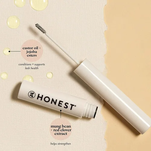 Miniatura 5 de Honest Beauty Honestly Healthy Brow Gel para cejas de aspecto más completo Fortalece + agrega volumen Aceite de ricino + extracto de trébol rojo