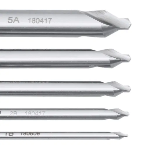 Miniatura 8 de Accusize - Juego de brocas centrales largas, #1-#5, 3/64"-3/16", 5-Pc, M2 HSS, 3560-1001 4.0 in OAL, Acero de Alta Velocidad M2, Estilo Liso