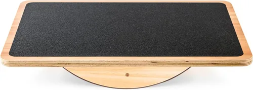 StrongTek Tabla de Equilibrio de Madera Profesional, Tabla Basculante, Accesorio de Escritorio de Pie de Madera, Tabla de Equilibrio para Debajo del