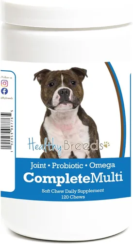 Miniatura 22 de Healthy Breeds Boxer todo en uno multivitamínico suave masticable 120