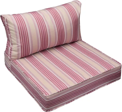Miniatura 28 de AAAAAcessories Cojines de asiento para exteriores, resistentes a la decoloración, cojines de repuesto impermeables para muebles de patio, 21 x 21 x