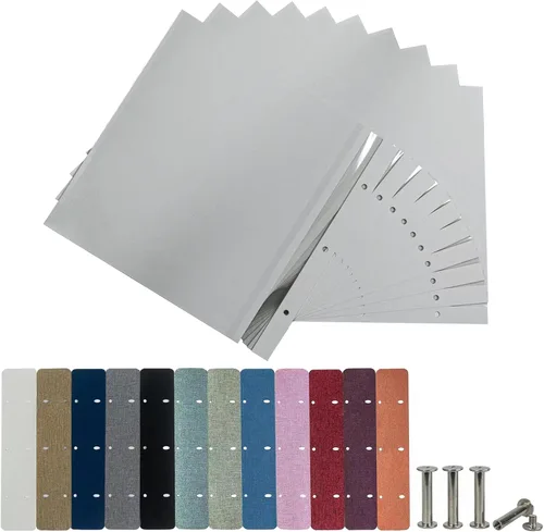 Miniatura 11 de Álbum de fotos autoadhesivas para fotos de 4 x 6, 5 x 7, 8 x 10 pulgadas, álbumes de fotos magnéticos con páginas adhesivas, libros con un bolígrafo