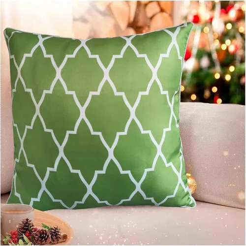Miniatura 12 de Funda de almohada decorativa clásica con diseño de crayón de mano azul estilo capri, marcas geométricas, funda de almohada decorativa de 17 x 17