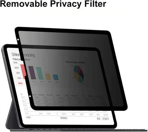 FILMEXT Protector de pantalla de privacidad extraíble para iPad Pro de 11 pulgadas (2022/2021/2020/2018), iPad Air 5/Air 4 de 10.9 pulgadas, filtro