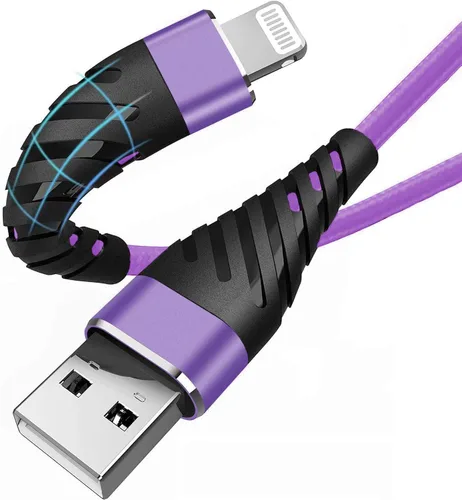 Miniatura 10 de Cable de carga para iPhone de 3 pies para [certificado MFi de Apple], (paquete de 2) cable Lightning CyvenSmart de 3 pies, cable de carga rápida