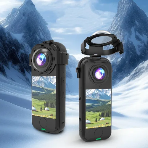 Miniatura 6 de Protector de lente para Insta360 X4 Air, protector de lente de vidrio óptico a presión para Insta 360 X4 Air extraíble, antivaho y antiarañazos