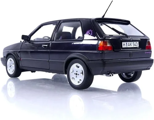 Miniatura 3 de Norev 1991 Golf GTI Fire and Ice Dark Purple Metálico 1/18 Diecast Model Car 188558