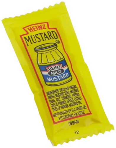 Miniatura 12 de Heinz Mostaza suave individual (estuche de 1000 unidades)